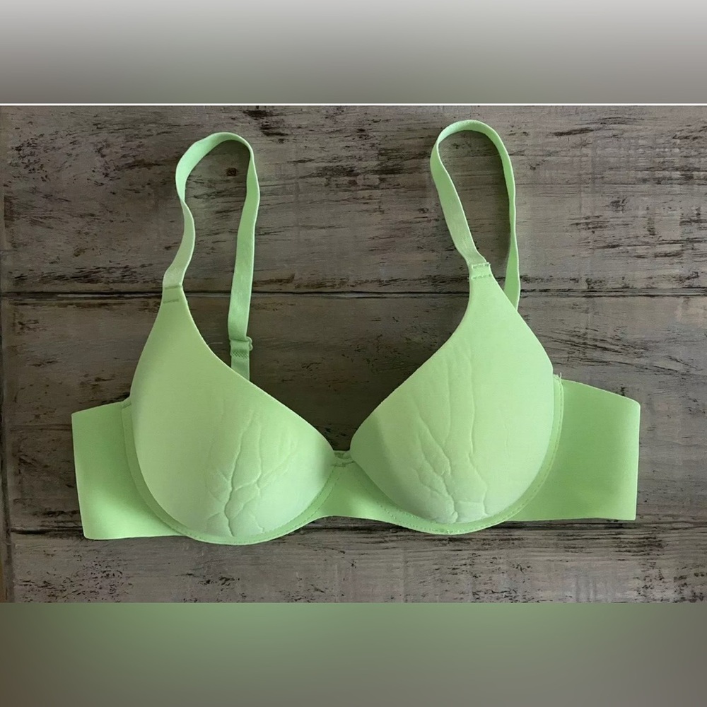 ***JUICY COUTURE*** Intimates Bra Women's 36B NEON GREEN Padded Underwire